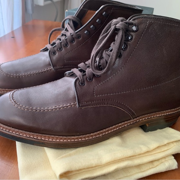 Alden New Indy 4012HC 11C Mocc Toe Boot (Brown Soft Calf) - Picture 2 of 8